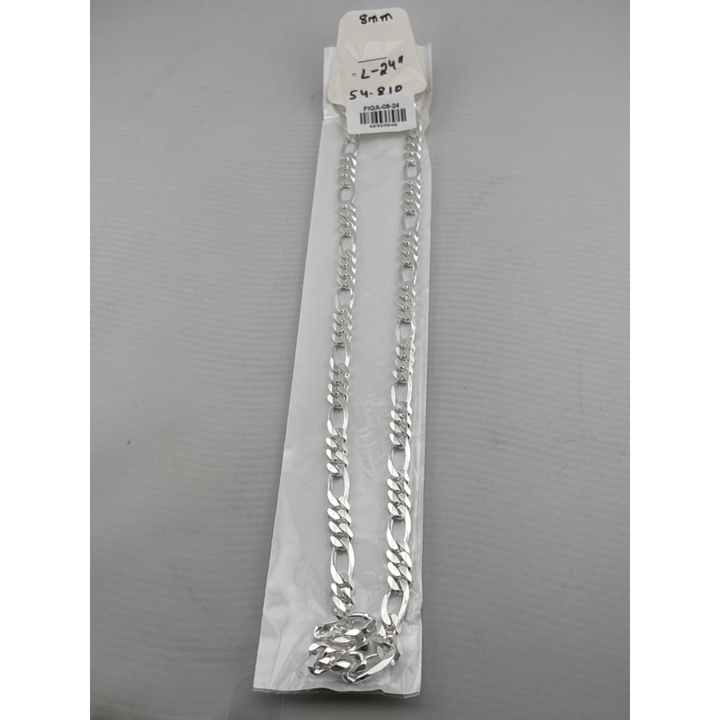 Figaro Silver Chain in 925 Sterling Silver | Classic