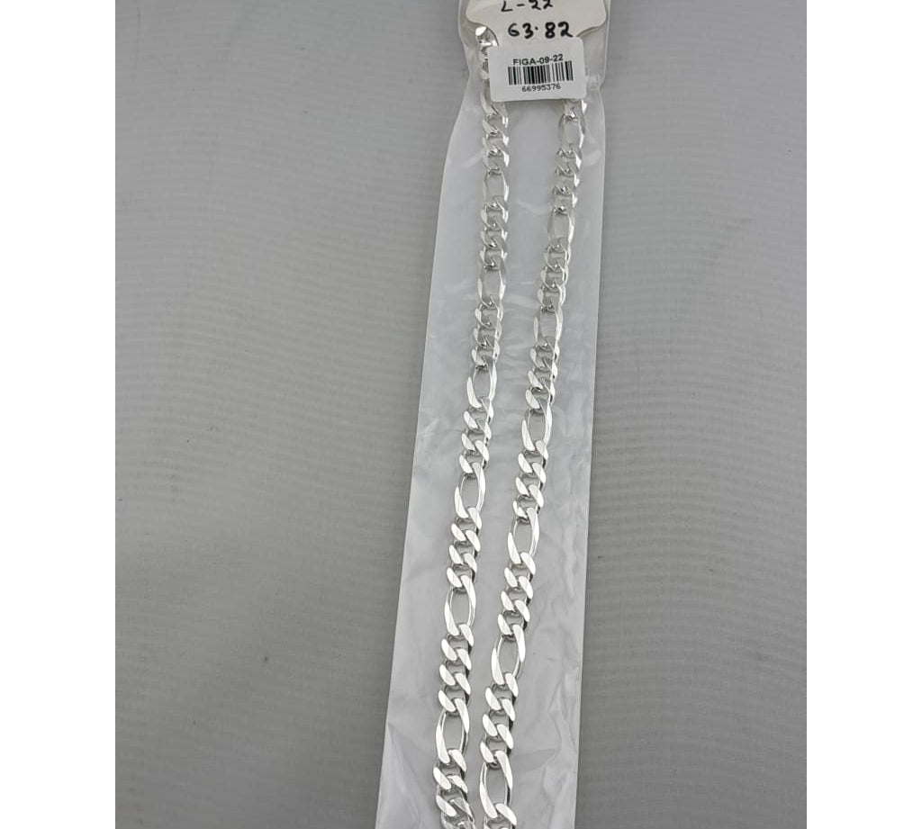Figaro Silver Chain in 925 Sterling Silver | Italian Link Necklace
