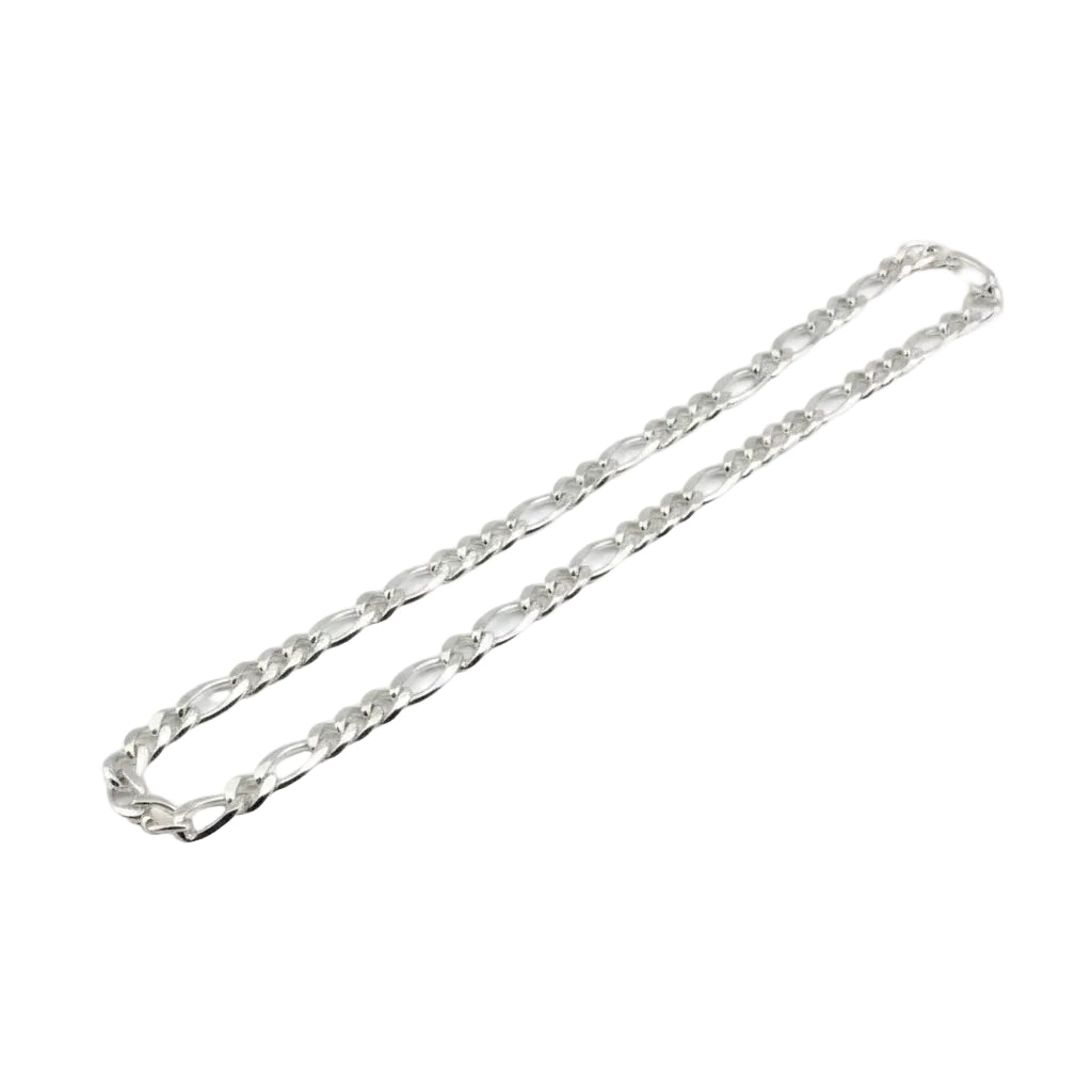 Figaro Silver Chain in 925 Sterling Silver | Italian Link Necklace