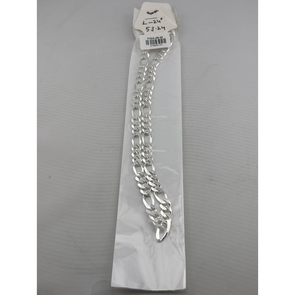 Figaro Silver Chain in 925 Sterling Silver | Classic