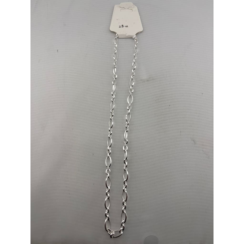 Figaro Silver Chain 925 Sterling Silver (20 Inch, 28.01g) – view 2