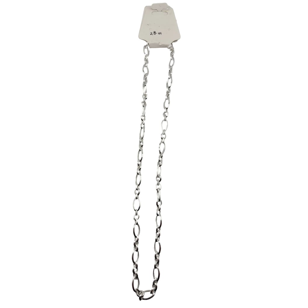 Figaro Silver Chain 925 Sterling Silver (20 Inch, 28.01g)