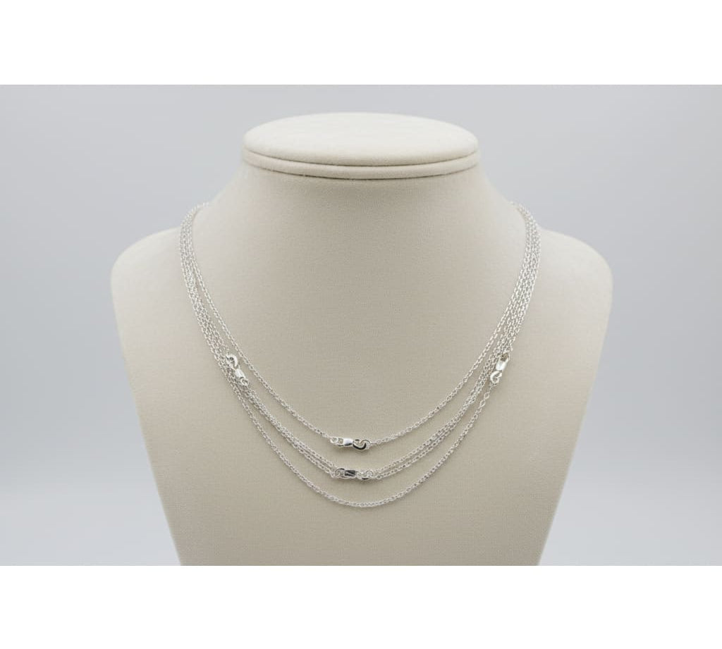 Fine Cable Silver Chain in 925 Sterling Silver