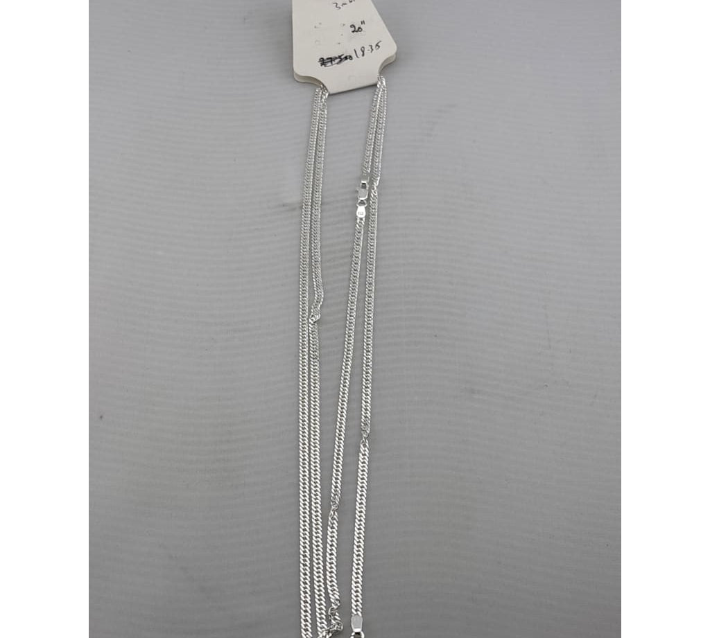 Fine Curb Link Silver Chain 925