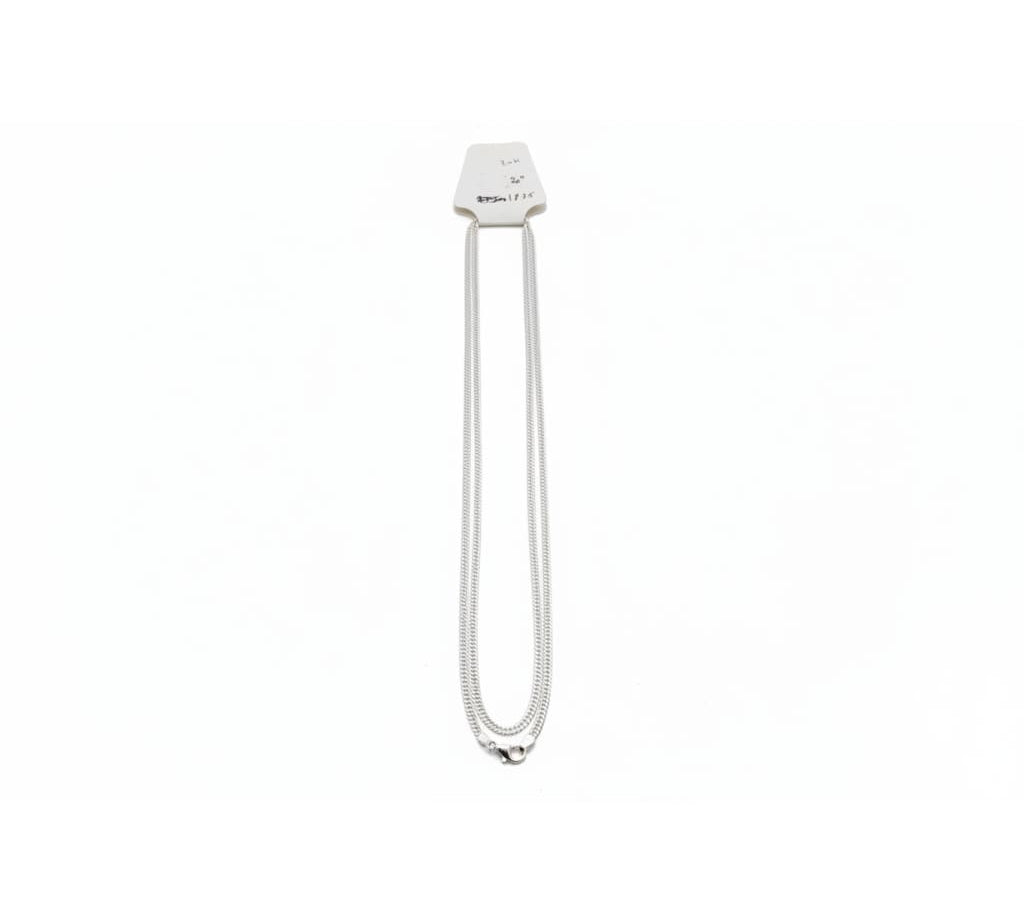 Fine Curb Link Silver Chain 925