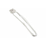 Fine Flat Curb Silver Chain 925