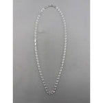 Flat Cable Silver Chain 925 Sterling Silver (20 Inch, 15g) – view 2