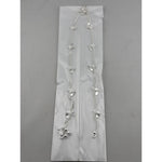 Floral Charm Chain Anklet – 925 Sterling Silver – Adjustable – 28g