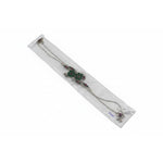 Floral Drop Anklet – 925 Sterling Silver – Green & Pink Stone Design – 26g