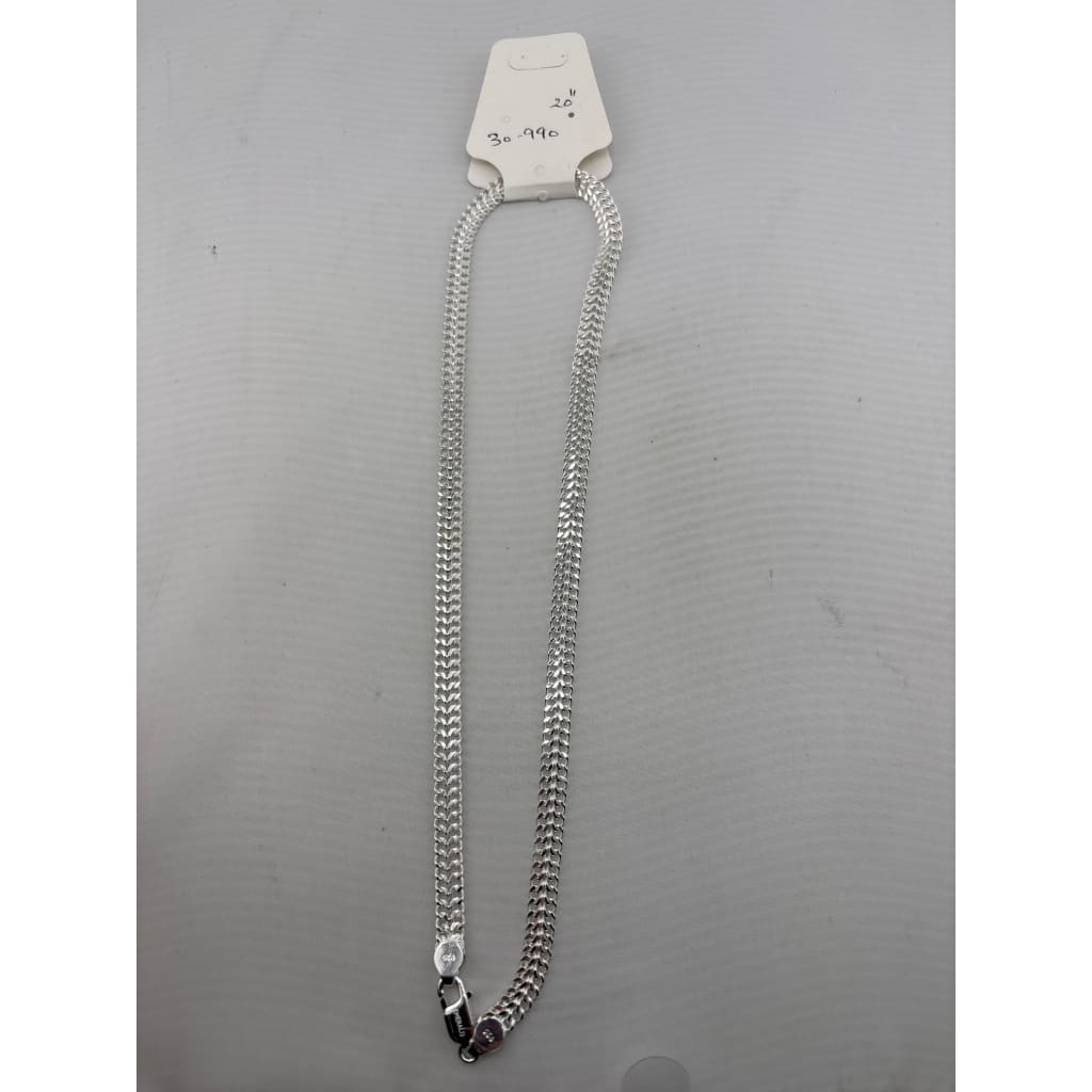 Foxtail Silver Chain 925 Sterling Silver (20 Inch, 30.99g) – view 2