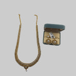 Gold-Plated 925 Sterling Silver Crystal Necklace &