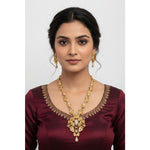 Gold-Plated 925 Sterling Silver Ornate Floral Statement