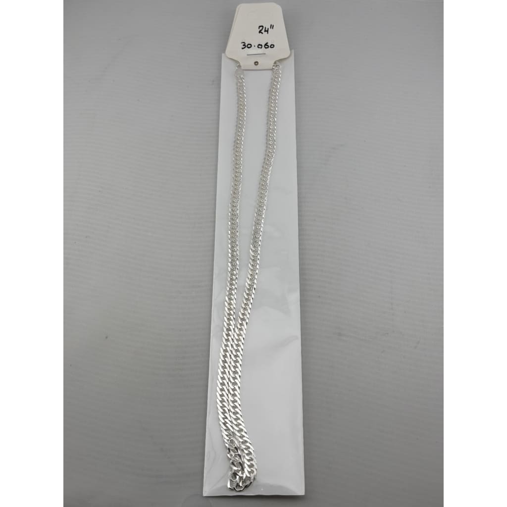 Heavy Cuban Link Silver Chain in 925 Sterling Silver