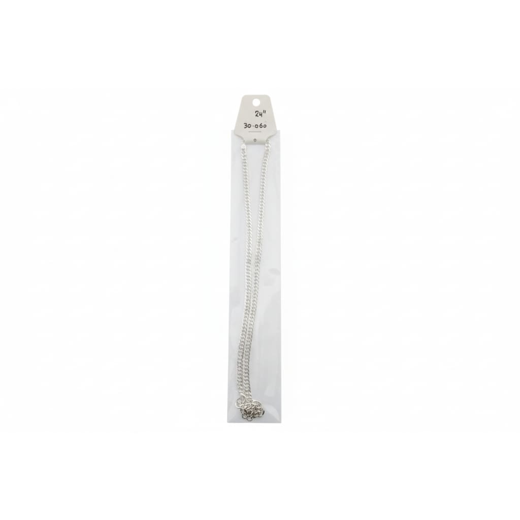 Heavy Cuban Link Silver Chain in 925 Sterling Silver