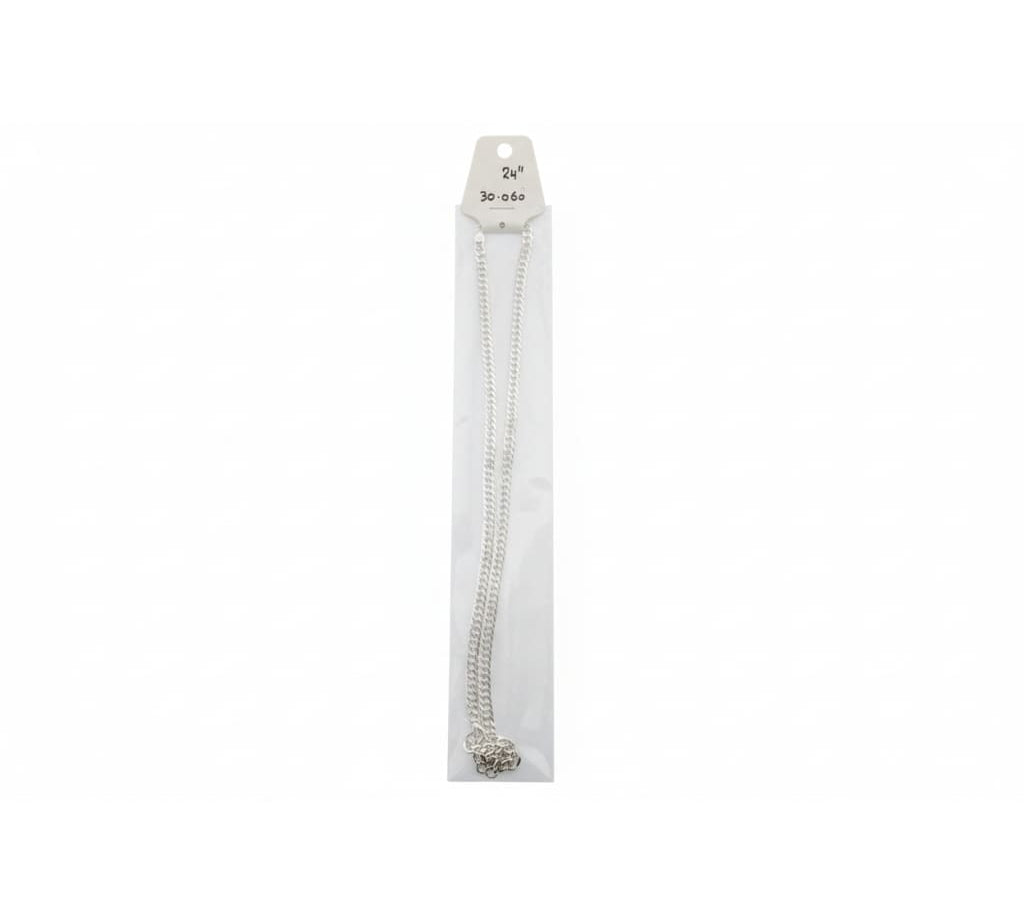 Heavy Cuban Link Silver Chain in 925 Sterling Silver