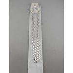 Heavy Curb Link Silver Chain in 925 Sterling Silver | Thick Chain Necklace