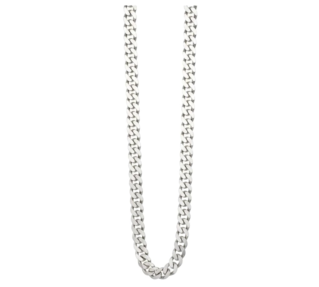 Heavy Curb Link Silver Chain in 925 Sterling Silver | Thick