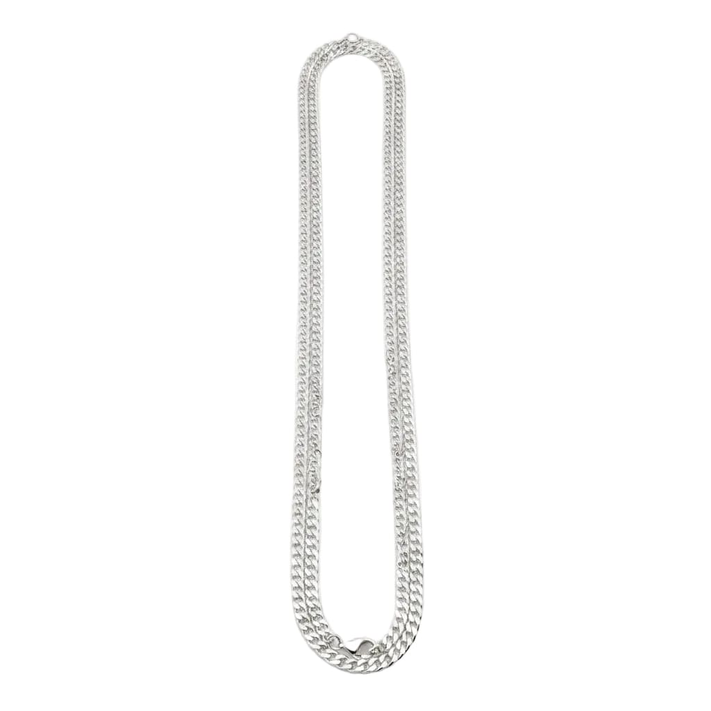 Heavy Curb Link Silver Chain in 925 Sterling Silver | Thick