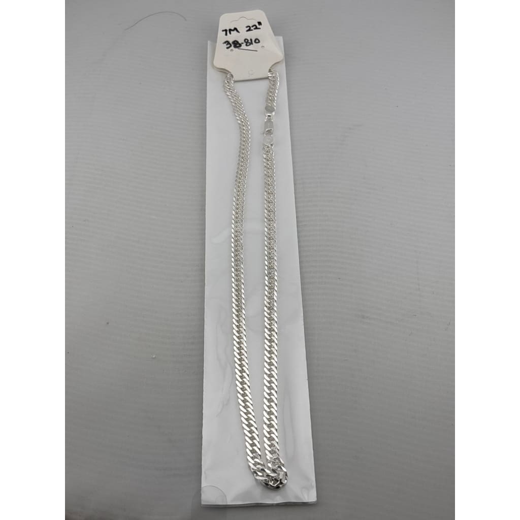 Heavy Curb Link Silver Chain in 925 Sterling Silver | Thick