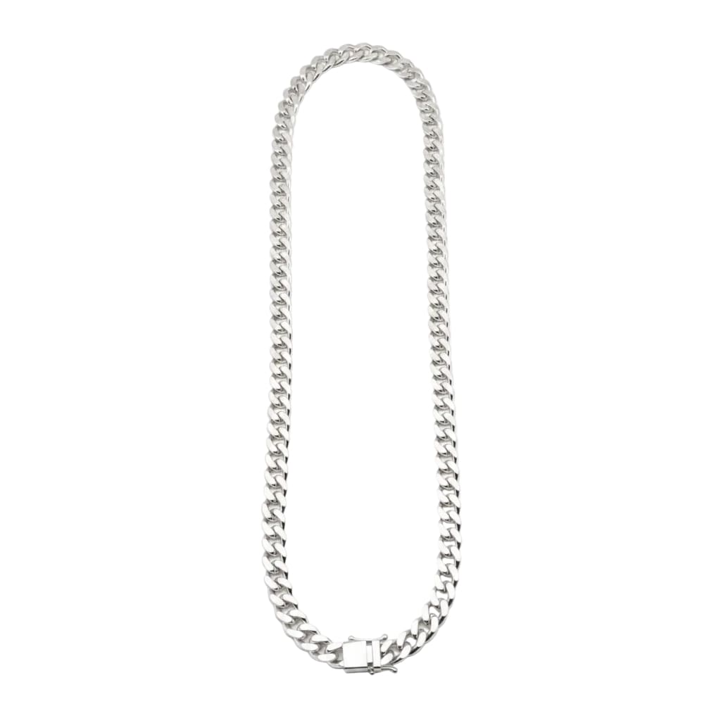 Heavy Curb Link Silver Chain in 925 Sterling Silver | Thick