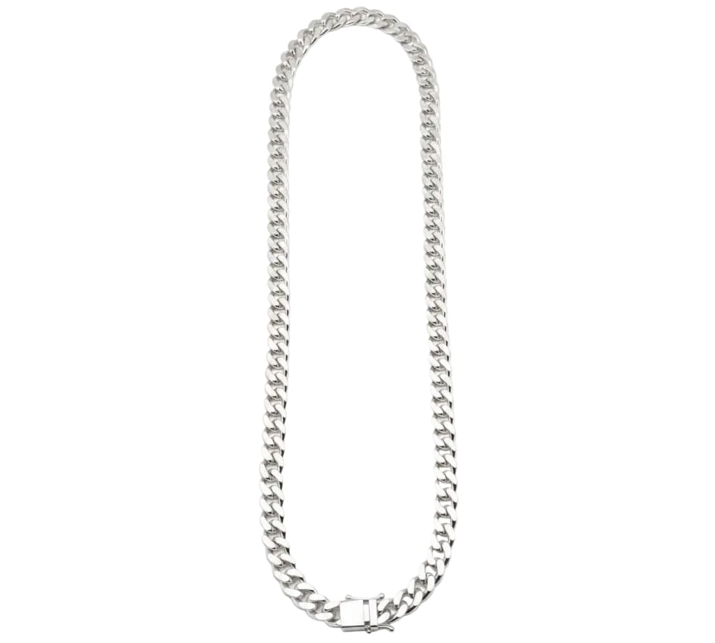 Heavy Curb Link Silver Chain in 925 Sterling Silver | Thick