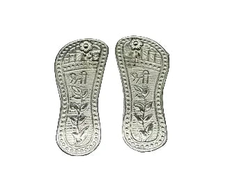Silver Charan Paduka / Lakshmi Vishnu Charan – view 5