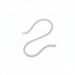 Japanese Curb Silver Chain in 925 Sterling Silver | Sleek