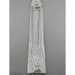 Japanese Curb Silver Chain in 925 Sterling Silver | Sleek