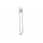 Japanese Curb Silver Chain in 925 Sterling Silver | Sleek Flat Link Chain Necklace