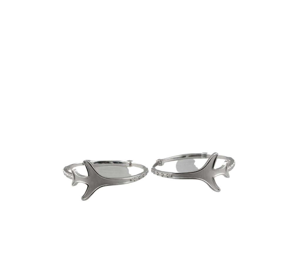 Kids Bird Design Silver Bangle – 925 Sterling Silver Bracelet