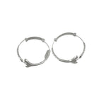 Kids Bird Design Silver Bangle – 925 Sterling Silver Bracelet