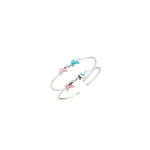 Kids Elephant Charm Silver Kada Pair – 925 Sterling Silver