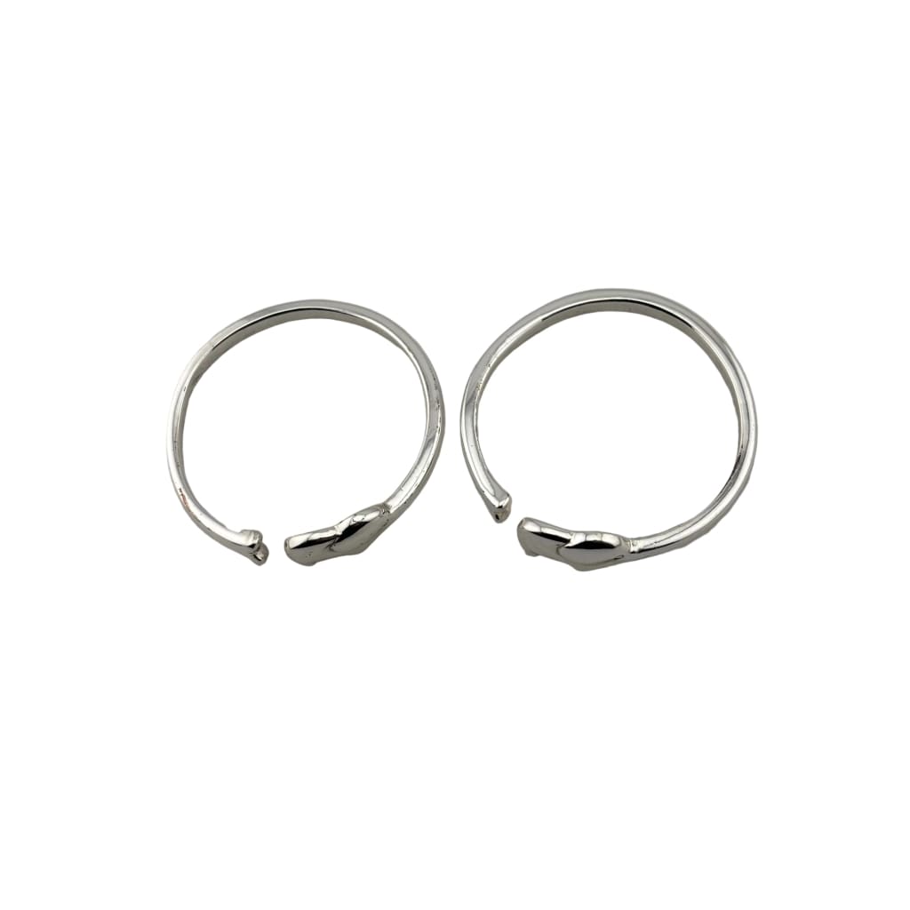 Kids Elephant Silver Kada – 925 Sterling Silver Baby Bracelet Open Kada Cute Animal Design