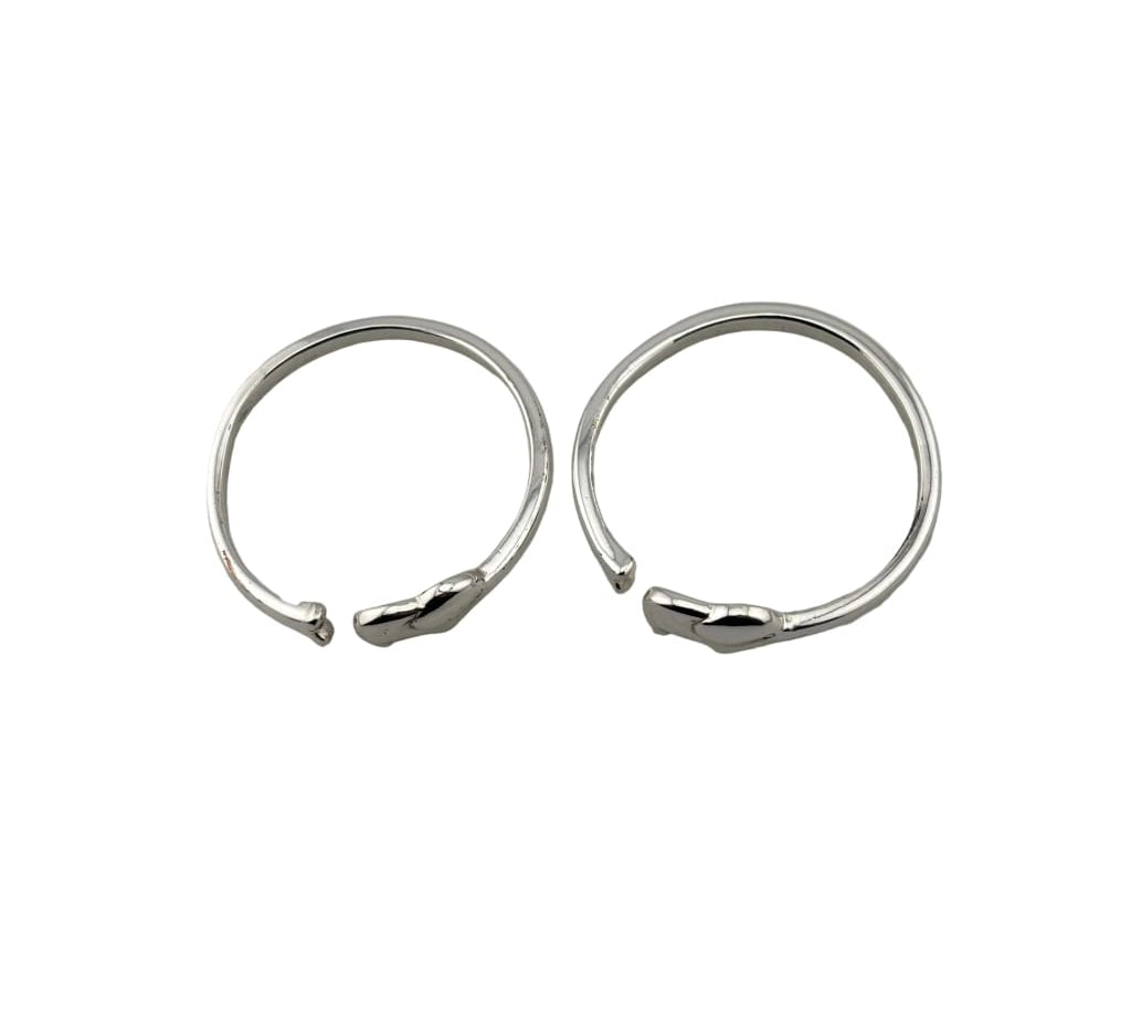 Kids Elephant Silver Kada – 925 Sterling Silver Baby Bracelet Open Kada Cute Animal Design