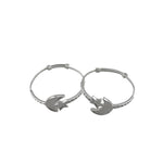 Kids Moon Star Silver Bangle – 925 Sterling Silver Bracelet
