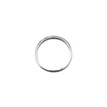 Kids Screw Design Silver Bangle – 925 Sterling Silver Closed Bracelet Lock Kada Minimal Style |