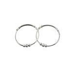 Kids Silver Beaded Kada – 925 Sterling Silver Bracelet