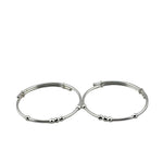 Kids Silver Faceted Bead Kada – 925 Sterling Silver Bracelet