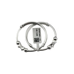Kids Silver Kada with Diamond Spacers