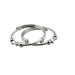 Kids Silver Kada with Diamond Spacers