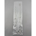 Leaf Charm Sleek Silver Anklet – 99.9% Pure Silver – Adjustable – 26.15 g