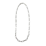 Long & Short Link Silver Chain 925 Silver (20 Inch, 22g)
