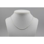 Modern Sleek Snake Chain in Sterling Silver 925 | Clean Finish Necklace 20 Inch