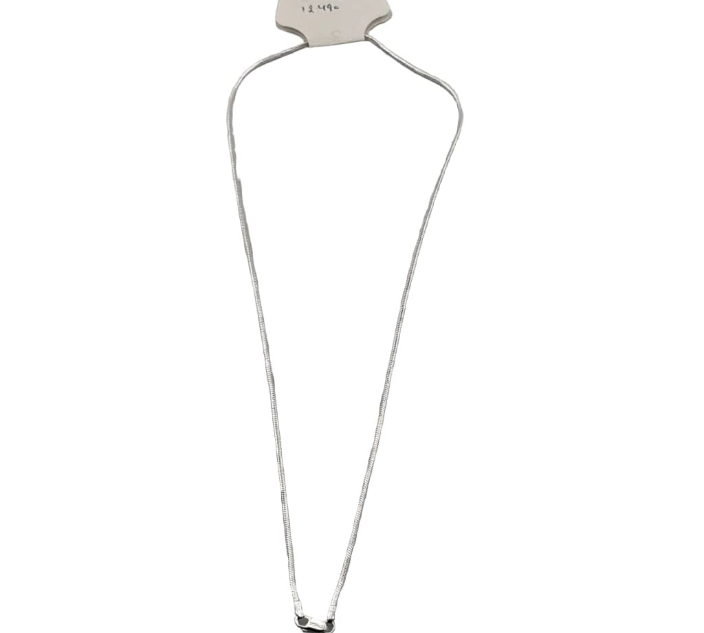 Modern Sleek Snake Chain in Sterling Silver 925 | Clean