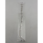Multi Charm Anklet – 925 Sterling Silver – Heart Butterfly Lucky Charms Design – 21g