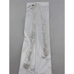 Multi – Layer Mesh Silver Anklet – 99.9% Pure Silver – Adjustable – Weight:25g