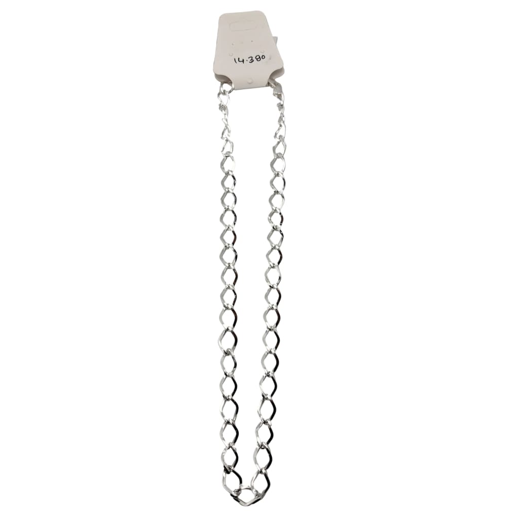 Open Curb Silver Chain 925 Sterling Silver (20 Inch, 14.38g)