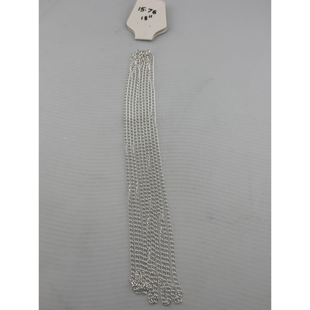Open Link Silver Chain 925 Sterling