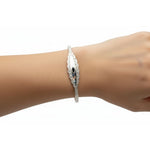 Ornate Engraved Silver Kada Pair – 925 Sterling Silver Bracelet Set