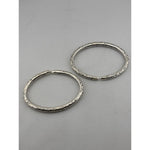 Oxidised Kada Anklet (Pair) – 925 Sterling Silver Engraved Thick Anklet – 120g